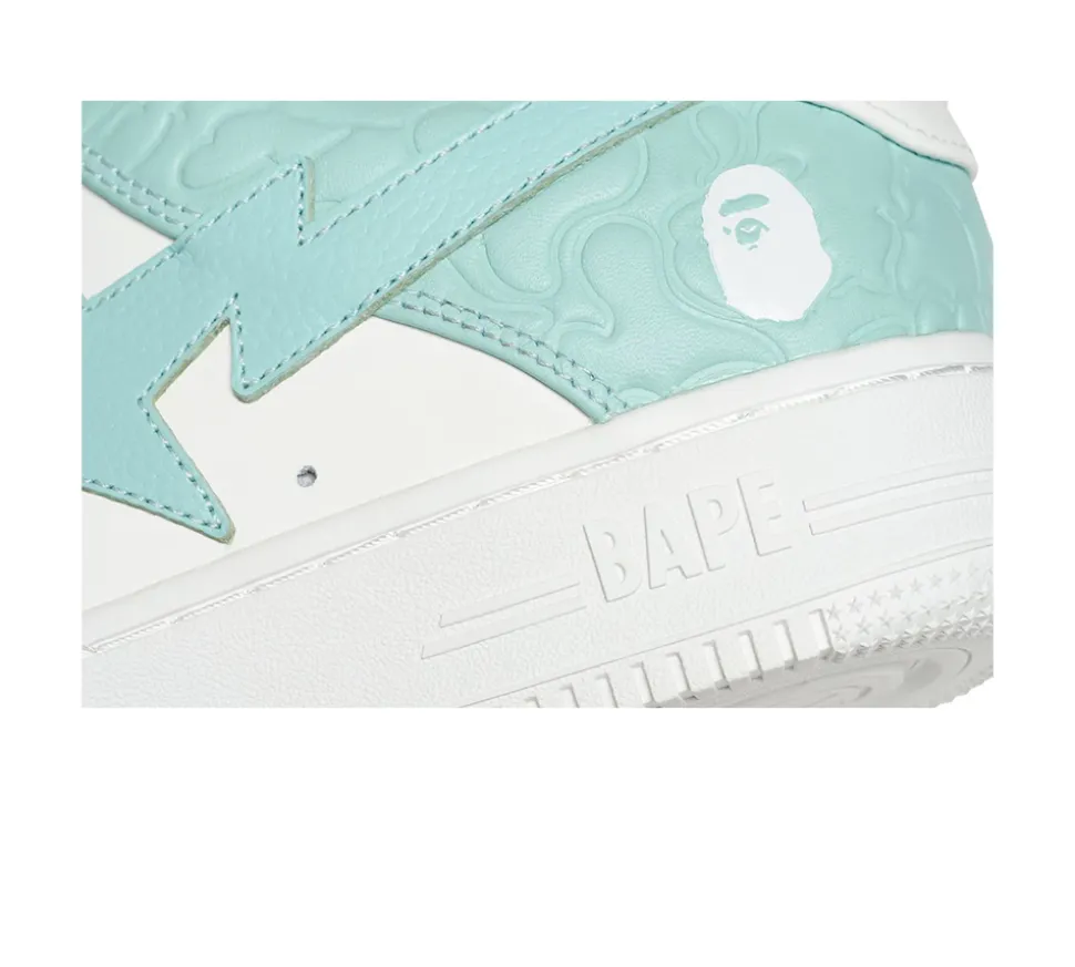 A Bathing Ape Bape Sta Low #4 - Blue/White