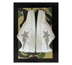 A Bathing Ape Bape Sta Low 40 - #3 Line Camo White (USADO)