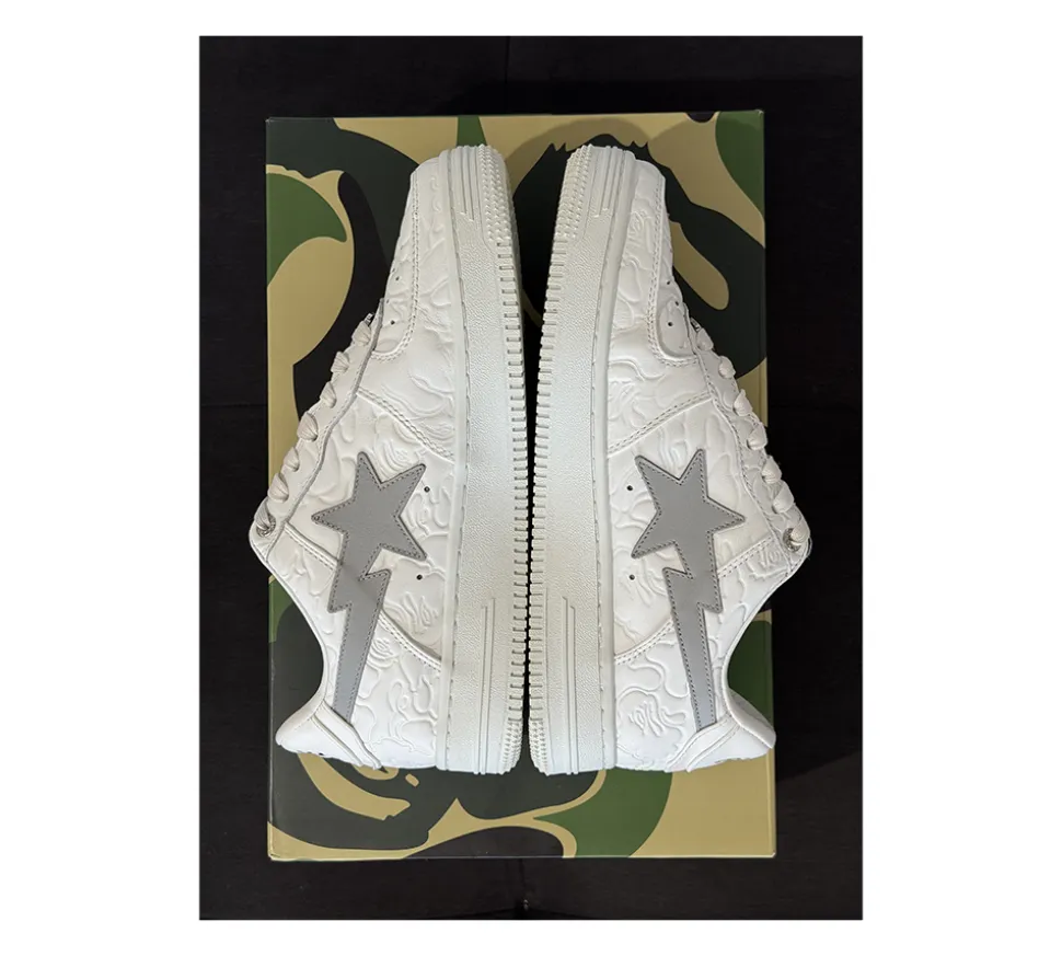 A Bathing Ape Bape Sta Low 40 - #3 Line Camo White (USADO)