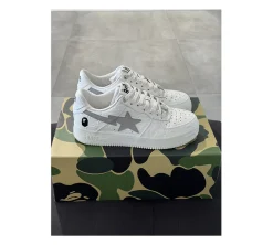 A Bathing Ape Bape Sta Low 40 - #3 Line Camo White (USADO)