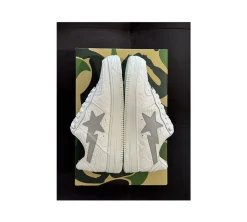 A Bathing Ape Bape Sta Low 41 - #3 Line Camo White (USADO)