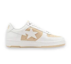 A Bathing Ape Bape Sta Low #6 - White Beige