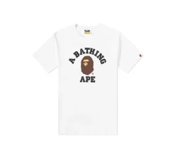 A Bathing Ape Classic College T-shirt - White