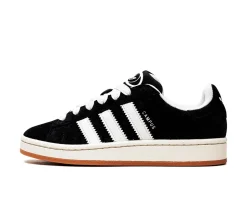 adidas Campus 00s - Core Black (Sola Amarela / Cordões Grossos)