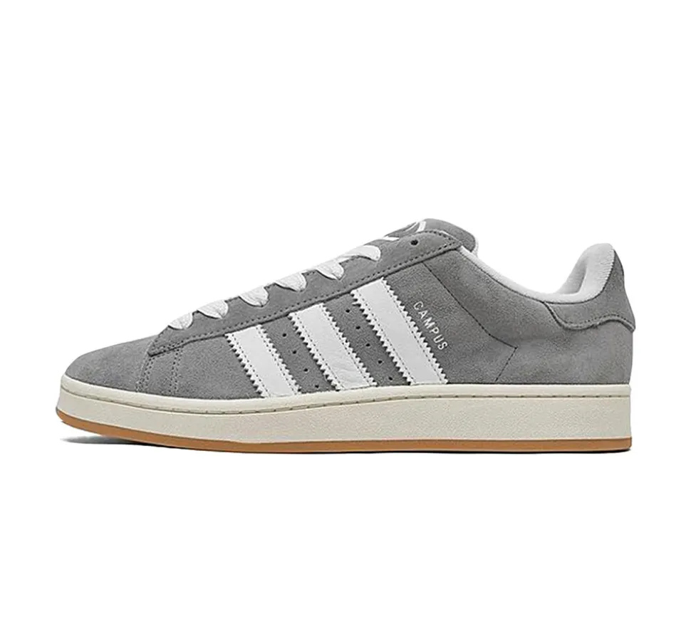 adidas Campus 00s - Grey White (Sola Amarela & Cordões Grossos)