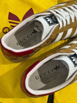 adidas Gazelle (42) - Gucci Original GG Beige Brown (USADO)