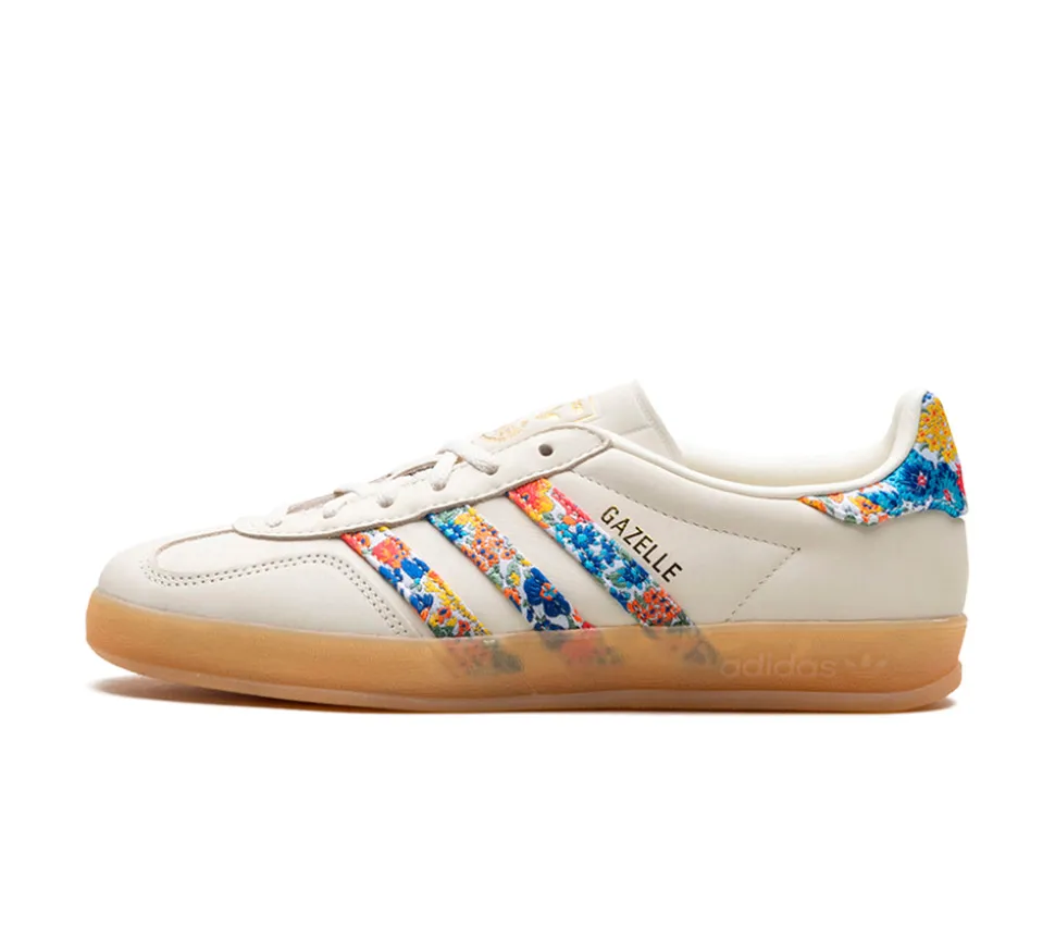 adidas Gazelle Indoor - Liberty London Floral Embroidery Stripes