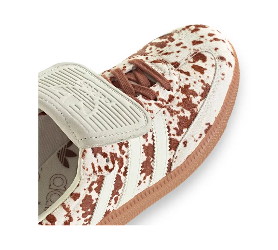 adidas Samba LT - Cow Print Brown White