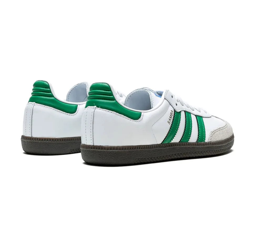 adidas Samba OG Footwear - White Green