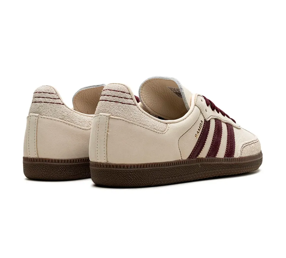 adidas Samba OG - Wonder White Maroon