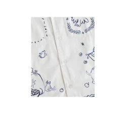 Aimé Leon Dore Lesvos Cropped Camp Shirt - White