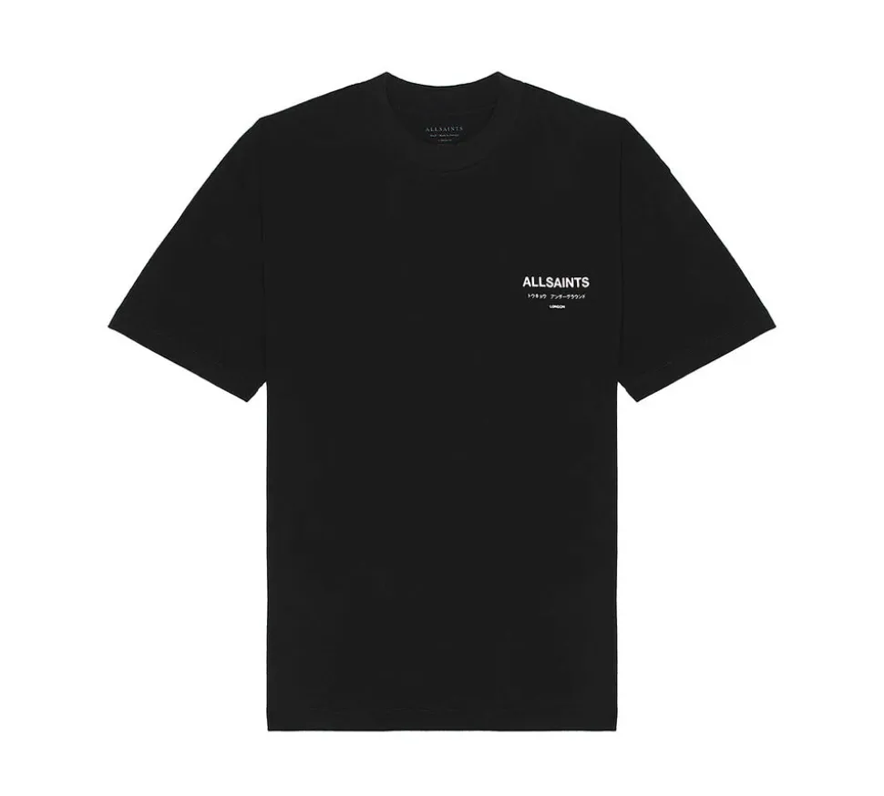 AllSaints Underground Crew T-shirt - Jet Black