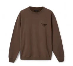 ALLSAINTS Xander Crewneck Sweatshirt - Brown