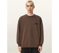 ALLSAINTS Xander Crewneck Sweatshirt - Brown