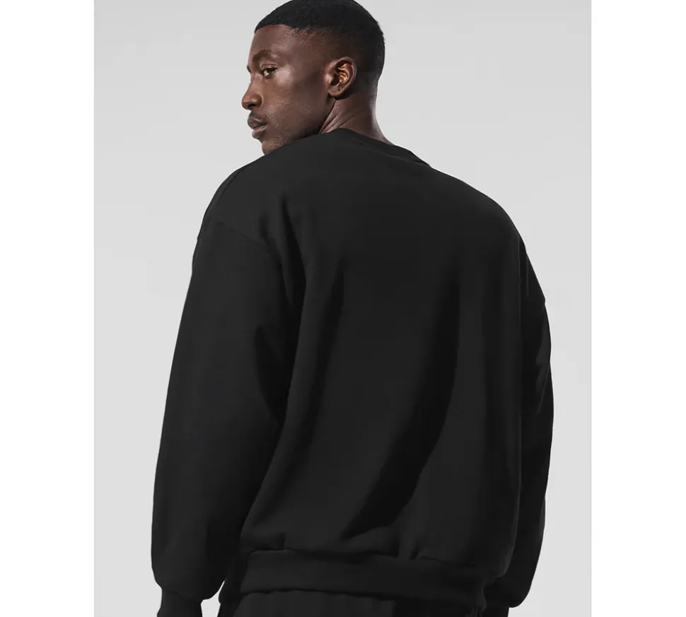 Alo Yoga Accolade Crewneck Pullover - Black
