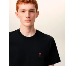 Ami De Coeur Cotton Tshirt - Black Red