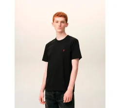 Ami De Coeur Cotton Tshirt - Black Red