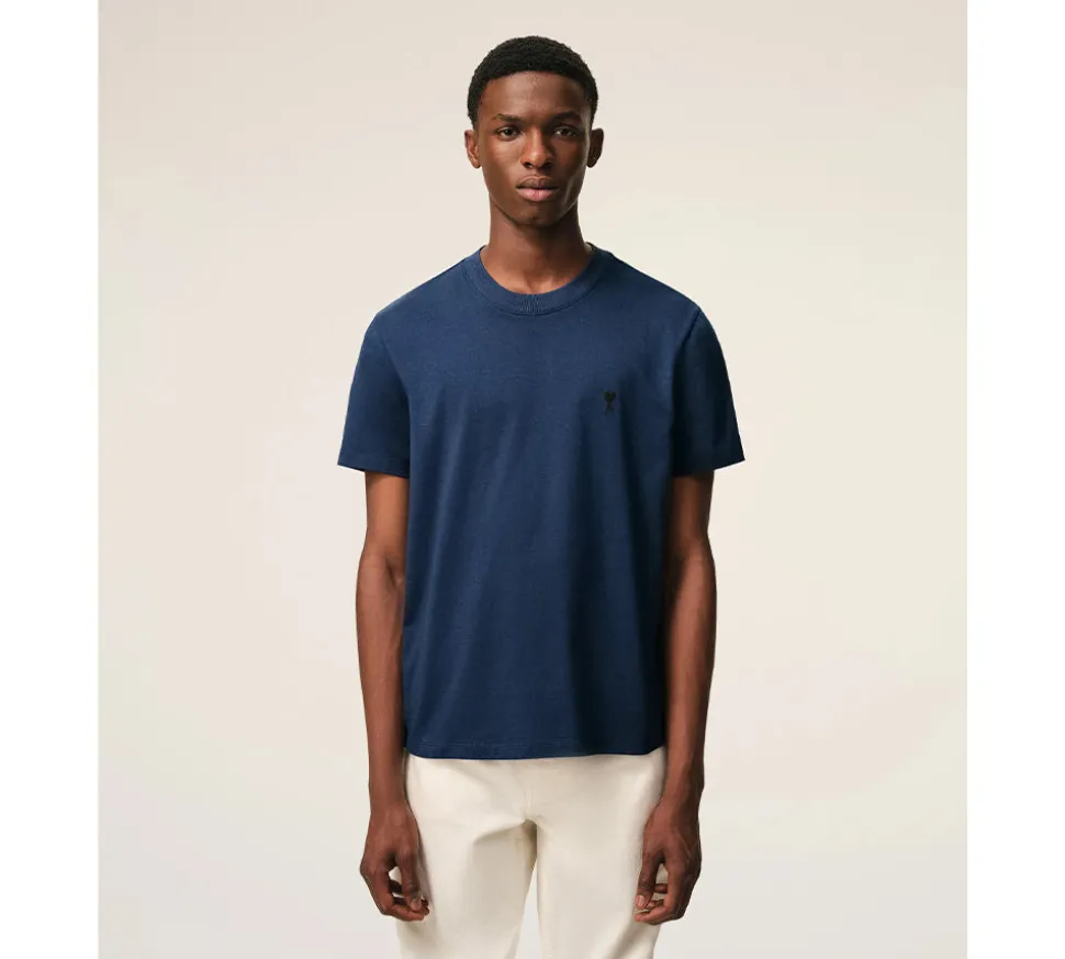 Ami De Coeur Cotton T-shirt - Blue