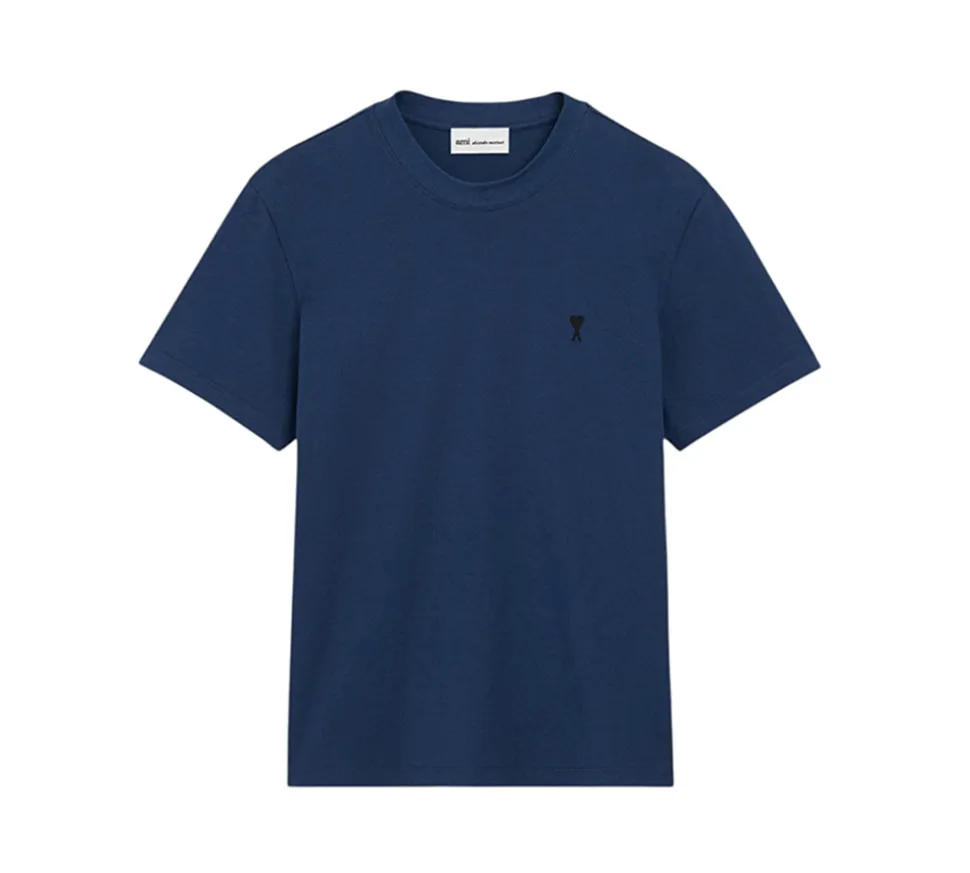 Ami De Coeur Cotton T-shirt - Blue