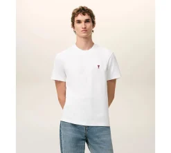 Ami De Coeur Cotton Tshirt - White Red