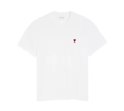 Ami De Coeur Cotton Tshirt - White Red