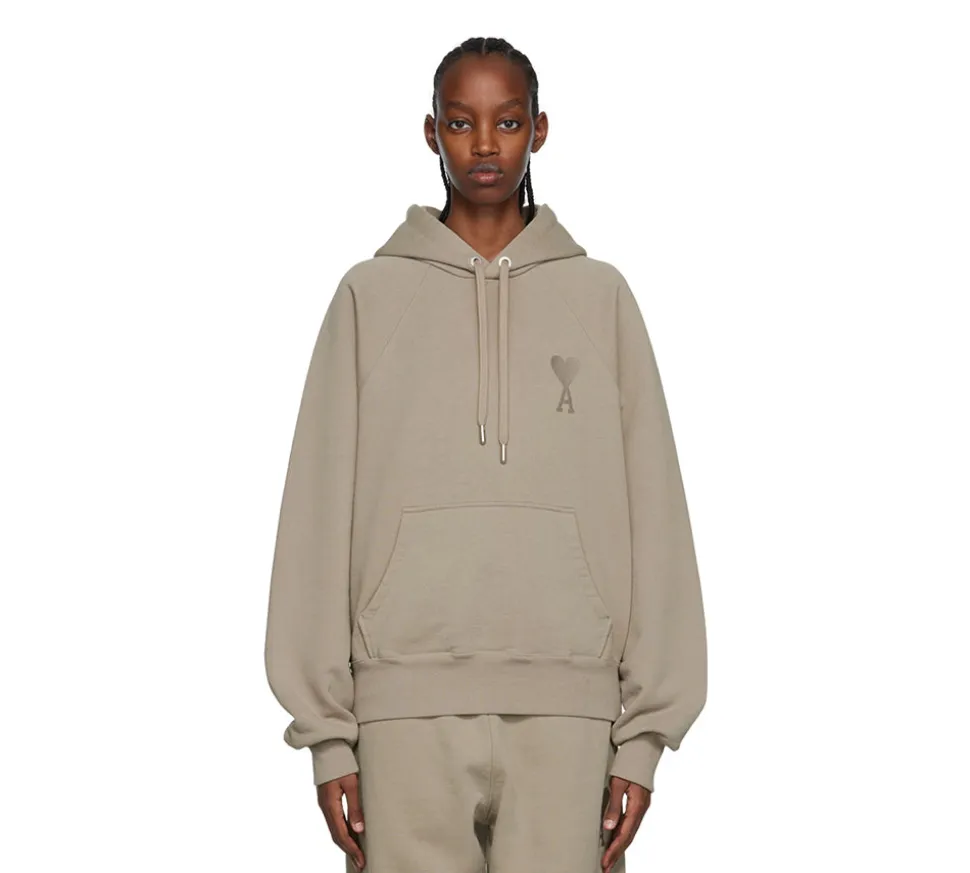 Ami de Cœur Hoodie - Taupe Beige