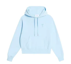 Ami Paris Ami De Coeur Hoodie - Sky Blue