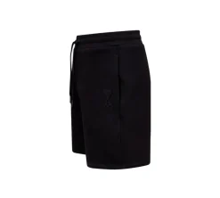 Ami Paris De Coeur Bermuda Shorts - Black