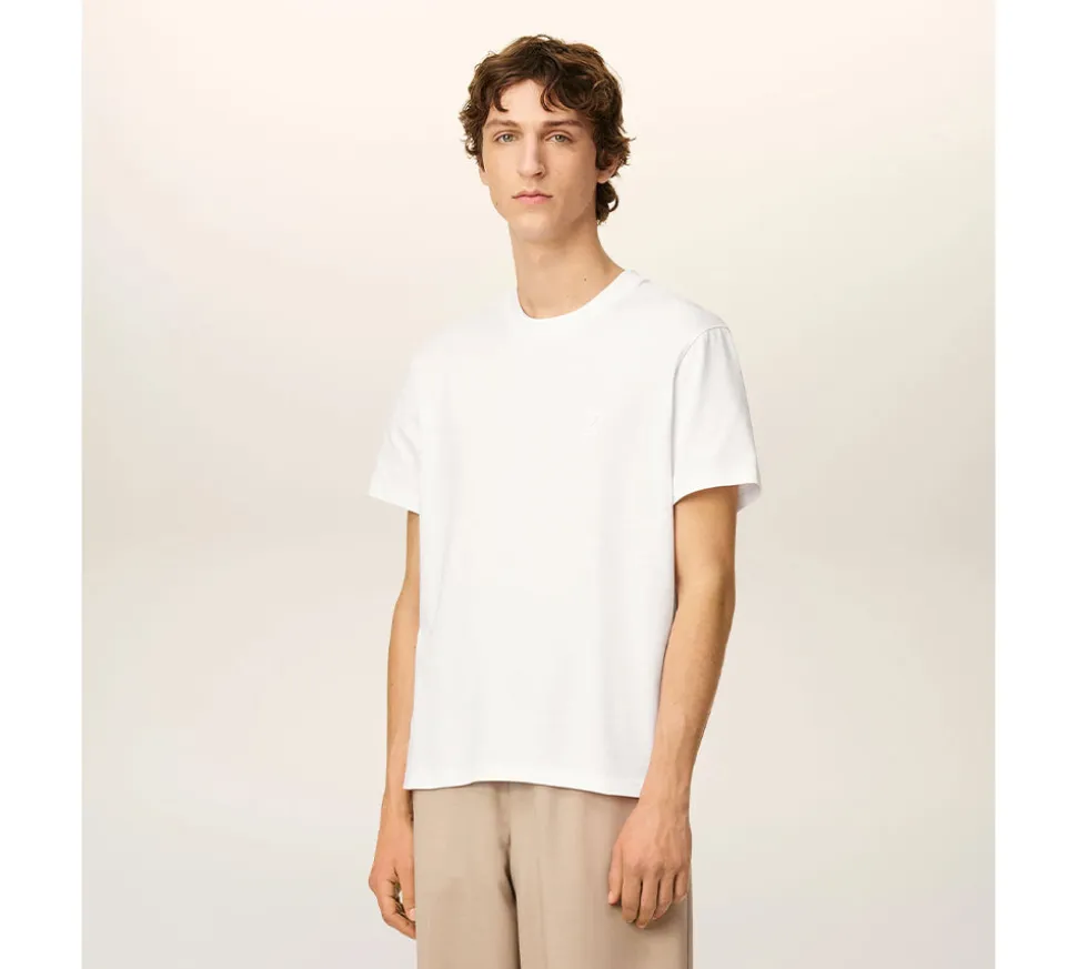 Ami Paris Organic Cotton T-shirt - White