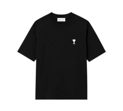 Ami Paris Organic Cotton T-shirt - Black