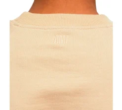 Ami Paris Tonal Ami De Coeur Crewneck - Beige