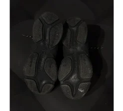 Balenciaga Triple S Allover Logo Black (USADO) - 43