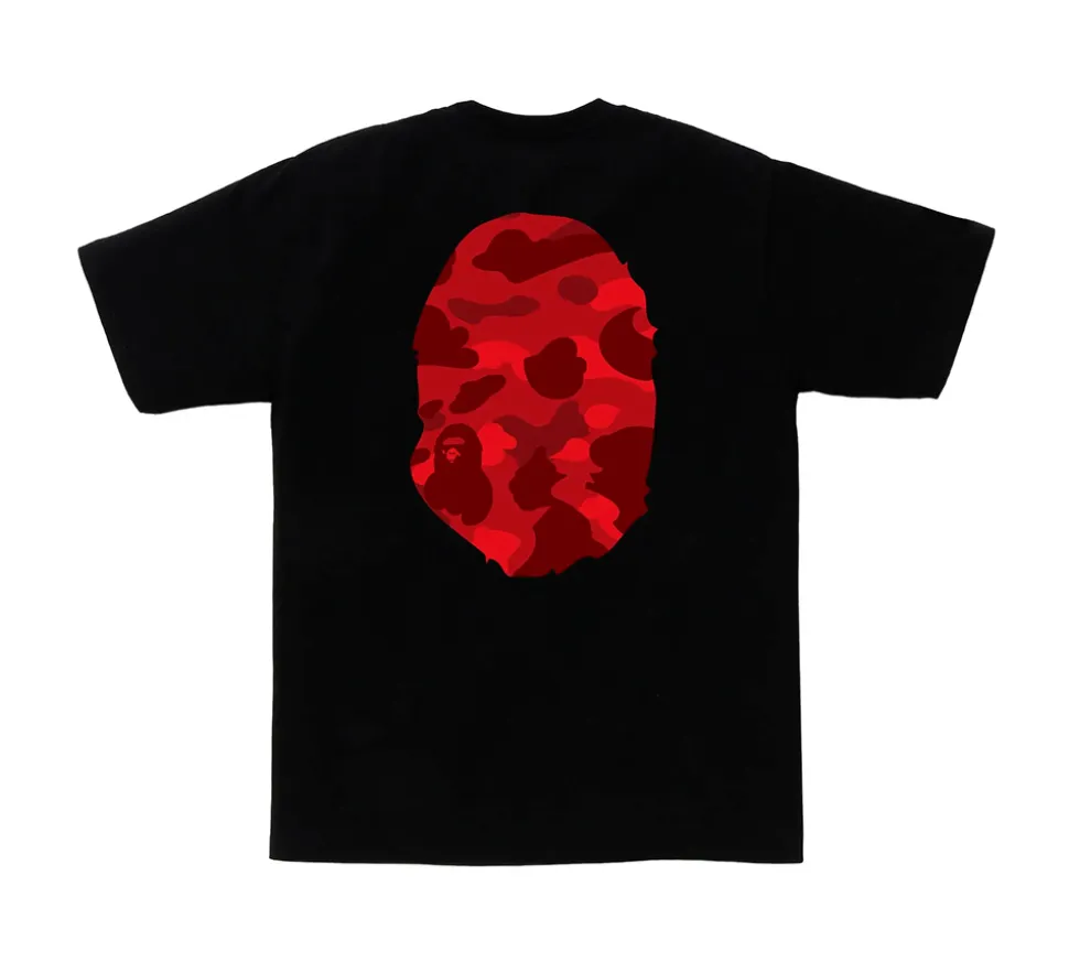 BAPE Color Camo Big Ape Head T-shirt - Black