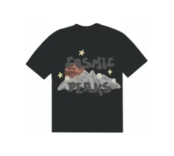 Broken Planet Cosmic Peaks T-shirt Soot - Black