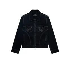 Broken Planet Denim Jacket - Washed Black (USADO)