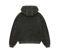 Broken Planet Denim Workwear Jacket & Hoodie - Washed Black