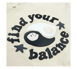 Broken Planet Find Your Balance Crewneck - Bone White