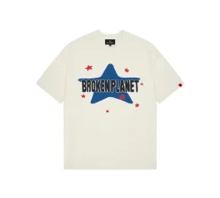 Broken Planet 'Star' T-shirt - Vanilla White