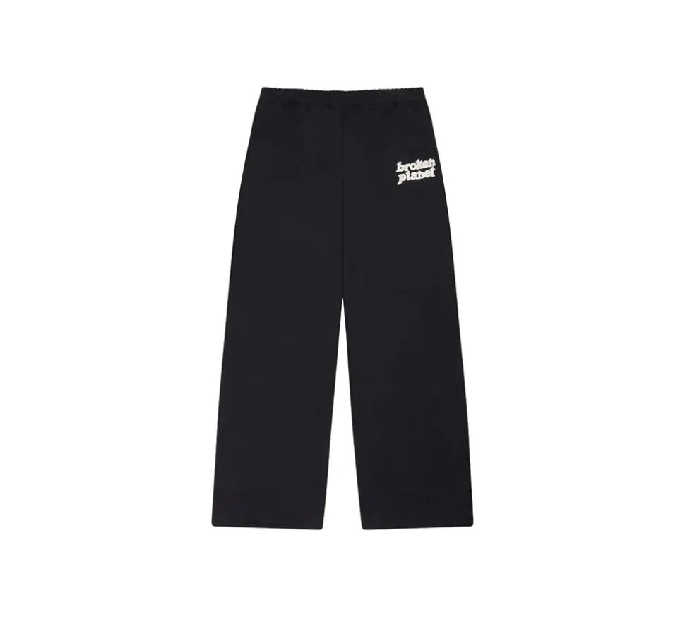 Broken Planet Straight Leg Sweatpants - Midnight Black