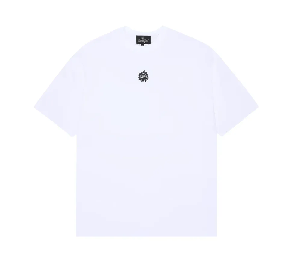 Broken Planet Sun T-shirt - Snow White