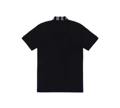 Burberry Ryland Collar Logo Polo - Black