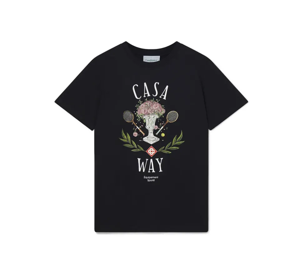Casablanca Casa Way T-Shirt - Black