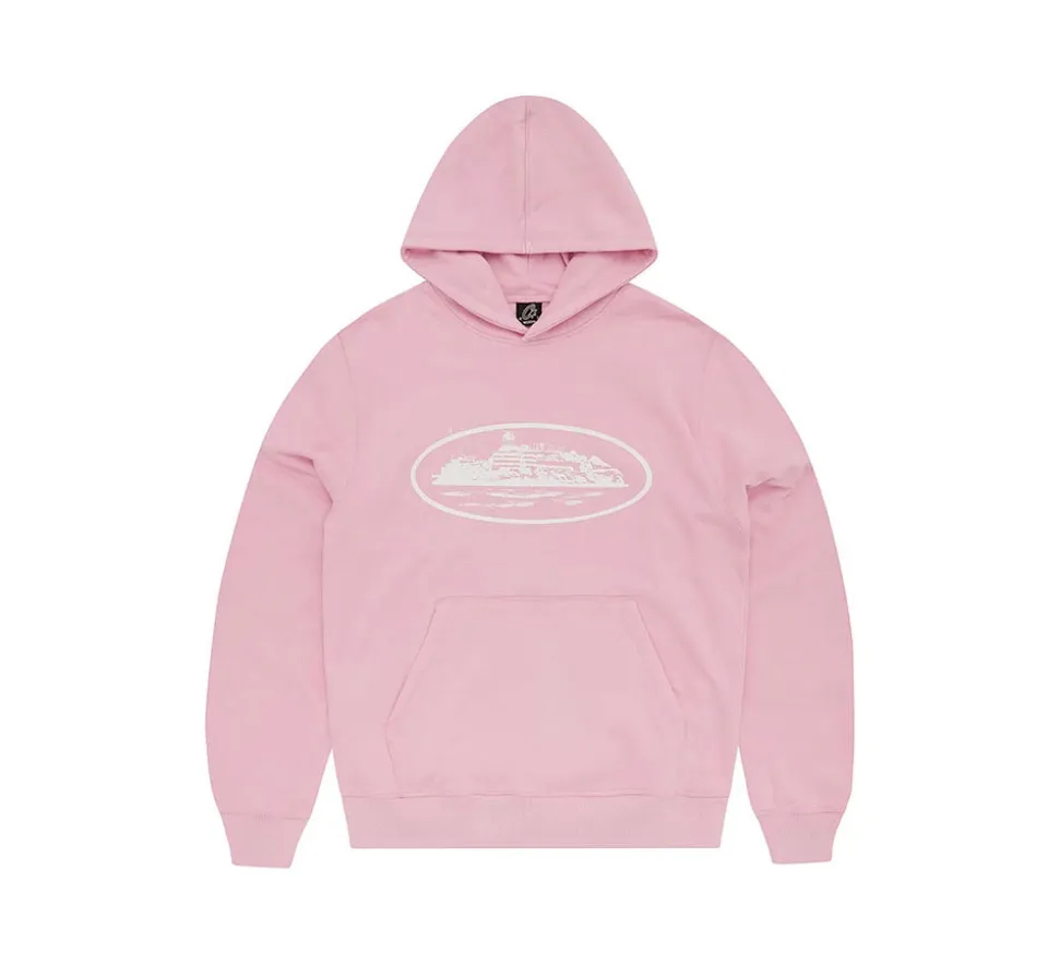 Corteiz Alcatraz Hoodie - Pink