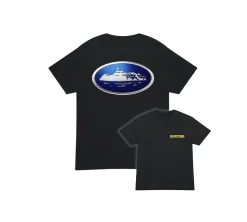 Corteiz Alcatraz World Rally T-shirt - Black