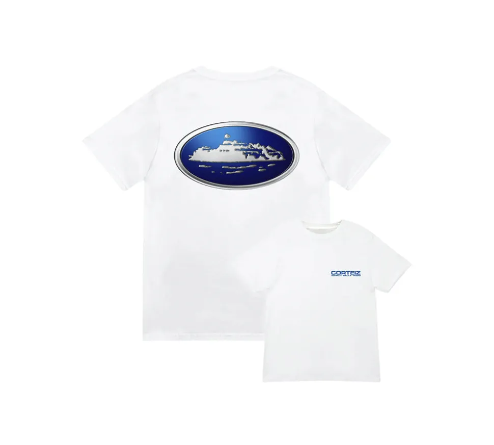 Corteiz Alcatraz World Rally T-shirt - White