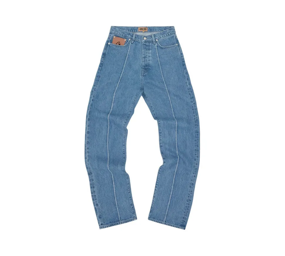 Corteiz C-Star Denim Jeans - Blue
