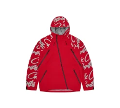 Corteiz Elitework Waterproof Shell Jacket V2 - Red