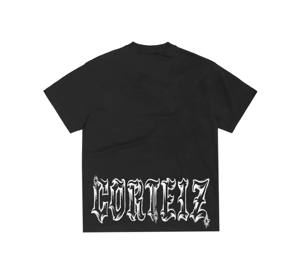 Corteiz Gothic T-shirt - Black