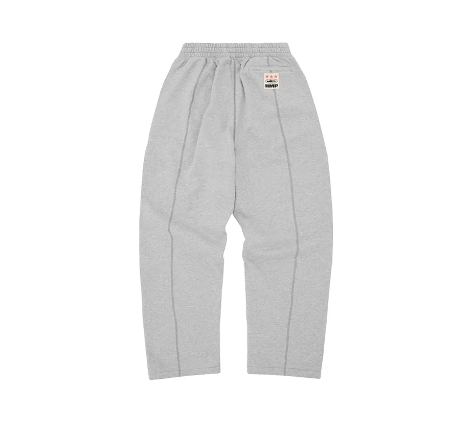 Corteiz HMP Open HEM Sweatpants - Heather Grey
