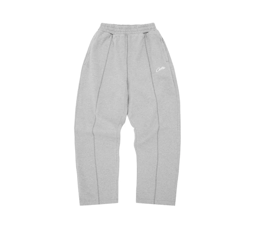 Corteiz HMP Open HEM Sweatpants - Heather Grey